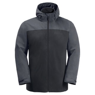 Jack Wolfskin Winterjacke Taubenberg 3in1 (wasser- und winddicht, Fleece-Innenjacke) phantomgrau Herren